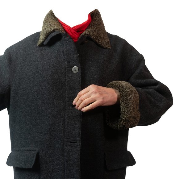 Vintage Hilary Radley Wool Coat (with removable liner) - Picture 4 of 6